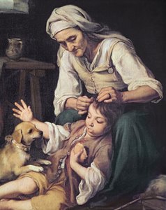 「国内トイレ」、1670-75 作： Bartolomé Esteban Murillo